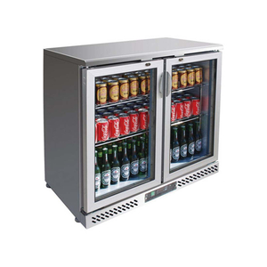Ex-Showroom: Thermaster Two Door Stainless Steel Bar Cooler - Sc248SG-VIC672