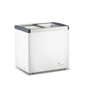 Thermaster 256L Chest Freezer with Flat Glass Sliding Lids - WD256G