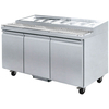 Thermaster Three door DELUXE Pizza Prep Bench - PWB200