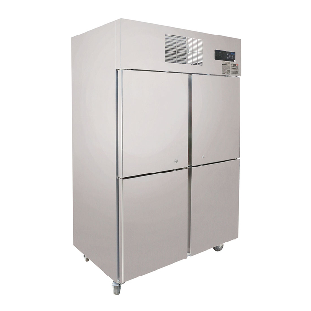 Thermaster TROPICAL 4 x Half door SS Fridge - SUC1000