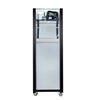 Thermaster Single glass door upright freezer black stainless steel - SUFG500B