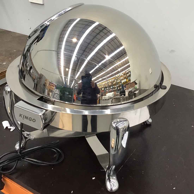 Ex-Showroom: Round Soup Station with Chrome Legs - KGM6807G