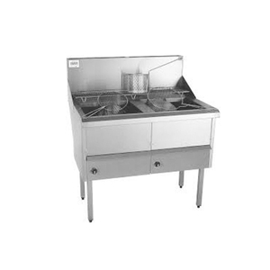 Ex-Showroom: Complete Gas Fish and Chips Fryer - WFS-2/18-VIC690
