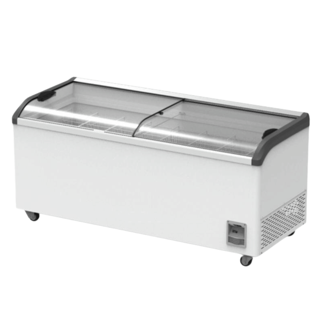 Thermaster Heavy Duty Supermarket Glass Sliding Lid Freezers 666L - SD-666K