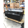 Ex-Showroom: Tecnodom Serie MR80 Black 2000mm Wide Deli Display with Storage and Castors - TDMR-0820B-NSW1973