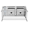 Right Inlet Double Sink Dishwasher Bench - DSBD7-1500R/A