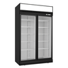 Thermaster Black Upright Double Glass Door Freezer - LG-1006DF