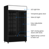 Thermaster Colourbond Upright Beverage Fridge 2 Doors Black - LG-1000BP