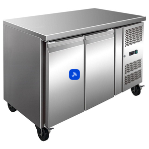 FE2100TN S/S Two Door Bench Fridge 155L