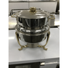 Ex-Showroom: Kingo Round Soup Station with Gilt Legs and Handles - KG2605-VIC694