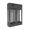 Fagor Single Zone 2 Doors Black Wall-Mounted Wine Cellar FWC-2302-1WB