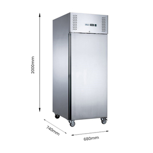 FED-X S/S Single Full Door Upright Fridge - XURC400SFV
