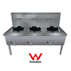 Gasmax Stainless Steel Waterless LPG Triple Wok Chimney Burner - WW-3LC