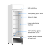 Thermaster Single Glass Door Colourbond Upright Drink Fridge White - LG-540P