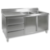 DSC-1800R-H KITCHEN TIDY CABINET WITH DOUBLE RIGHT SINKS