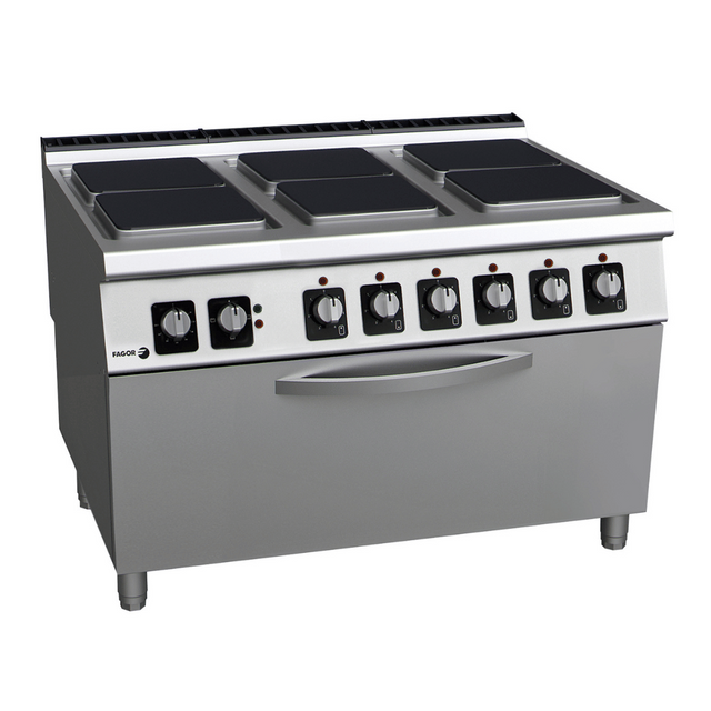 Fagor Kore 900 Series Electric 6 Burner with oven C-E961OP