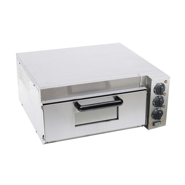 BakerMax Compact Countertop Single Deck Electric Pizza Oven - EP-1T