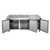 Thermaster Three door DELUXE Pizza Prep Bench - PWB200