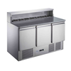 FED-X Three Door Salad Prep Fridge with Marble Top - XGNS1300E