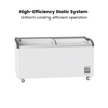 Thermaster Heavy Duty Supermarket Glass Sliding Lid Freezers 576L - SD-576K