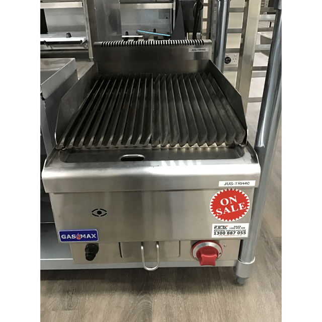 Ex-Showroom: GASMAX Benchtop Gas Lava Rock Grill - JUS-TRH40-VIC656