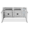 Double Left Sink Bench with Pot Undershelf DSB7-1500L/A