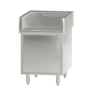Modular System Single Door Stainless Steel Cabinet with Splash Guard - WCB8-0600