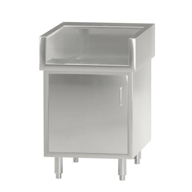 Modular System Single Door Stainless Steel Cabinet with Splash Guard - WCB8-0600