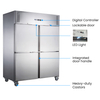 FED-X S/S Four Door Upright Freezer - XURF1200S2V