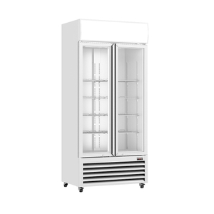Thermaster Double Glass Door Colourbond Upright Drink Fridge - LG-580P