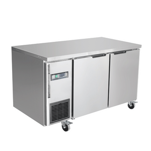Thermaster Stainless Steel Double Door Workbench Freezer - TS1200BT