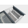 Thermaster 336L Chest Freezer with Flat Glass Sliding Lids - WD336G