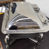 Ex-Showroom: Oblong Chafing Dish with 1/1 GN Steel Lid - KGJ204G
