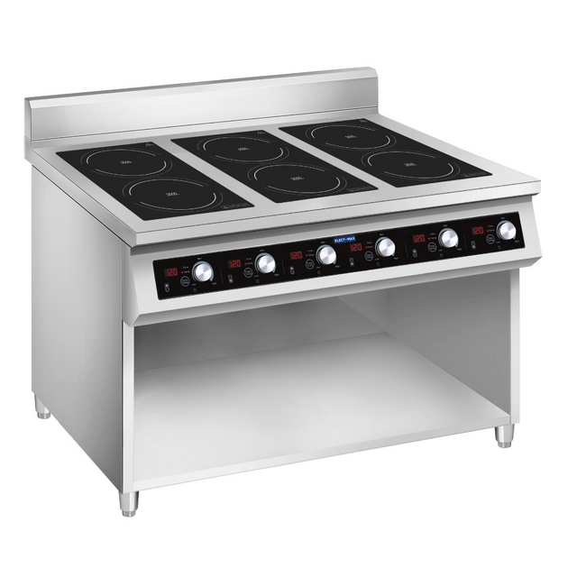 ElectMax 900 Series Induction 6 Burner Cooker with Splashback EIC9-1200P