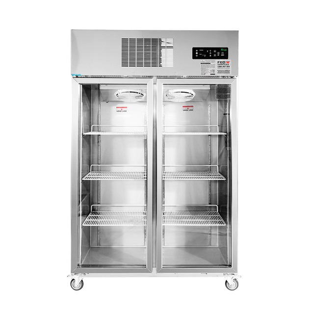 Thermaster Double Door Upright Display Fridge - SUCG1000