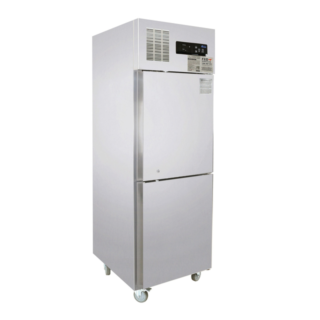 TROPICAL Thermaster 2 x Half door SS Fridge - SUC500