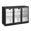 Chill-O-Matic CW-S-3E 3 Door Under Bench Bar Fridge – Black