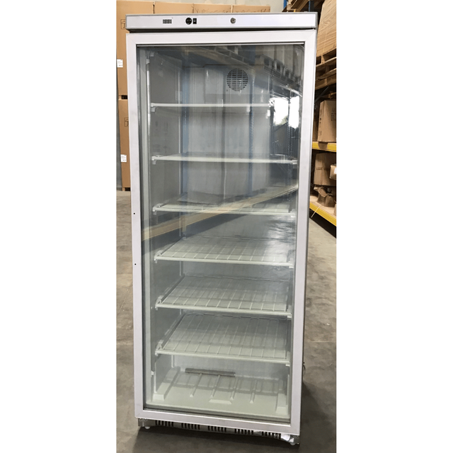 Ex-Showroom: Fed-X Stainless Steel Upright Static Display Freezer - XF600SG-QLD278