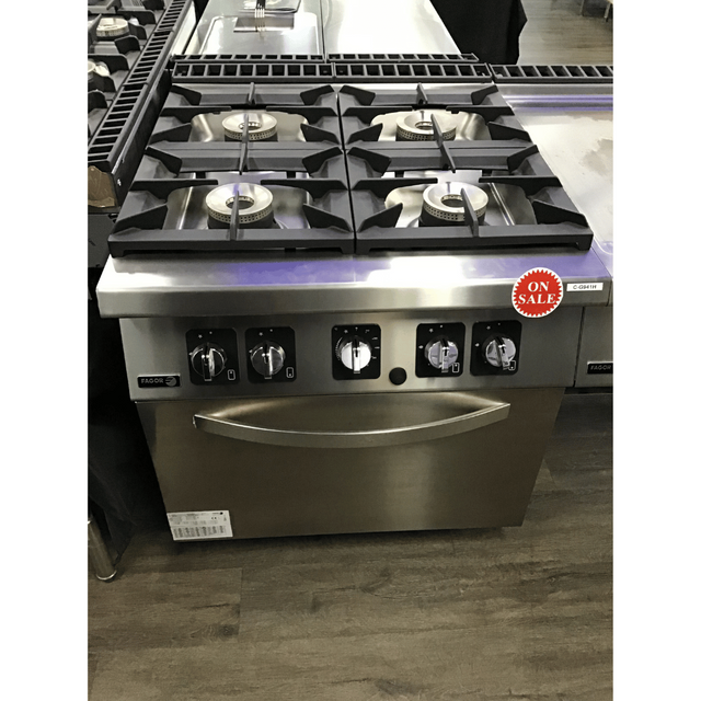 Ex-Showroom: Fagor Kore 900 Series Gas 4 Burner with Gas Oven - C-G941H-VIC625