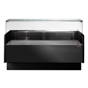 Tecnodom Serie MR9.5 Black 1520mm Wide Deli Display with Storage and Castors TDMR-0915B