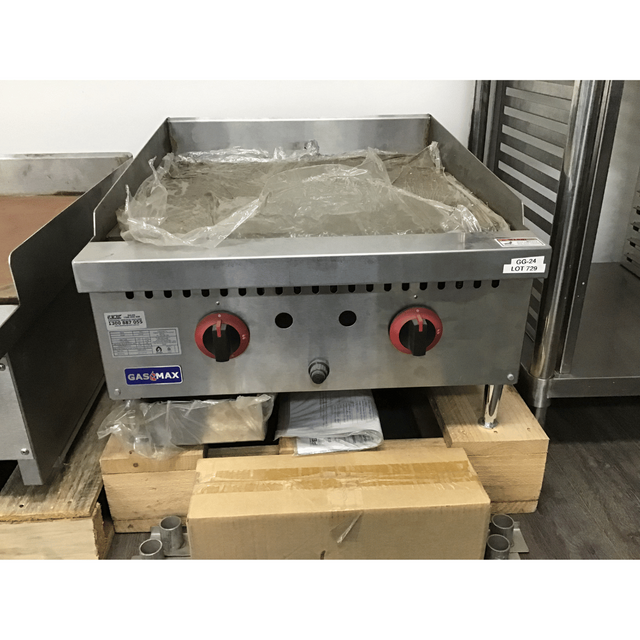 Ex-Showroom: Gasmax Two burner NG Griddle Top - GG-24-VIC729