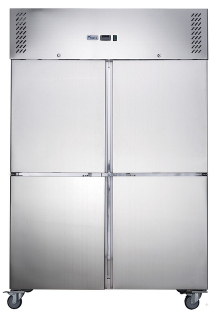 Ex-Showroom: FED-X S/S Four Door Upright Fridge - XURC1410S2V-QLD315