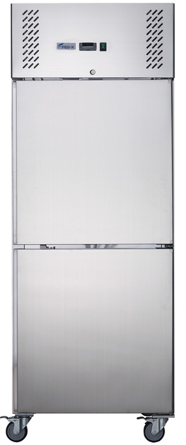 FED-X S/S Two half Door Upright Freezer - XURF600S1V