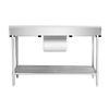 Single Centre Sink Bench & Pot Undershelf SSB6-1500C/A