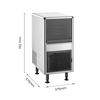 Blizzard Underbench Bullet Ice Maker 25Kg - SN-25C