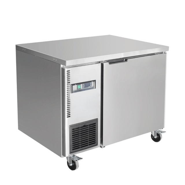 Thermaster Stainless Steel Single Door Workbench Fridge - TS900TN
