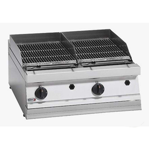 Ex-Showroom: Fagor 700 series - Gas charcoal 2 grid grill - BG7-10-VIC622