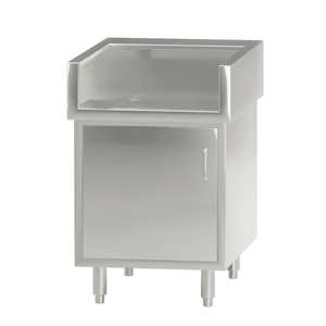 Modular System Single Door Stainless Steel Cabinet with Splash Guard - WCB8-0600