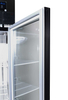 Thermaster Double Glass Door Black Stainless Steel Upright Freezer - SUFG1000B