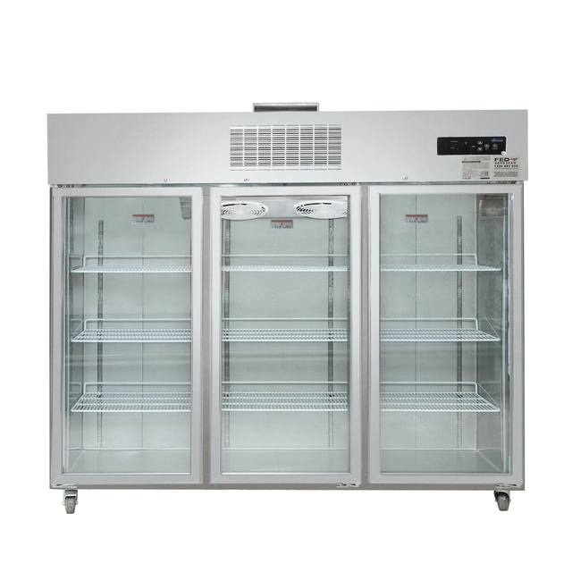 Ex-Showroom: Thermaster Three Door Upright Display Freezer - SUFG1500-NSW1989